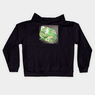 Green shell Kids Hoodie